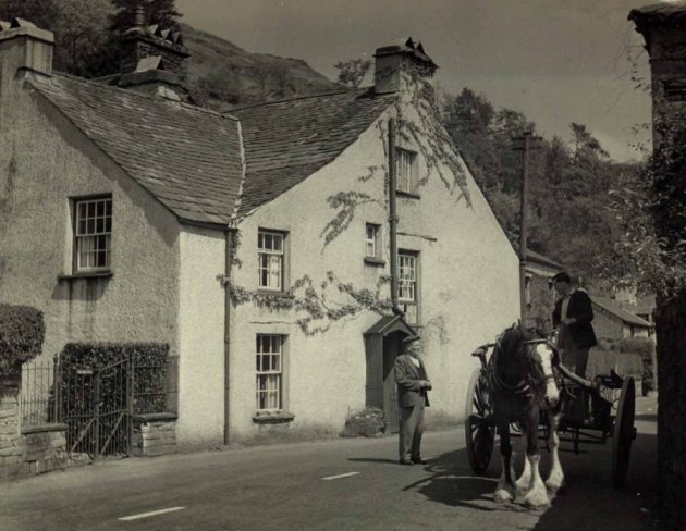 Morris John McGarr stood talking to local delivery man at Clappersgate
