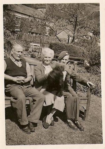 Morris with his Mother & Father again at Yew Bank