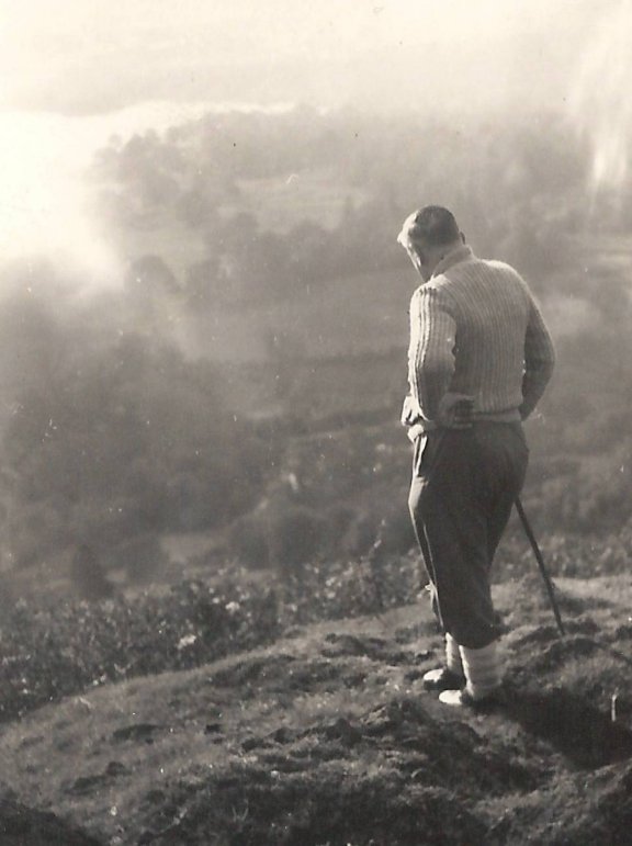 Harry Statham Snr - On top of Loughrigg