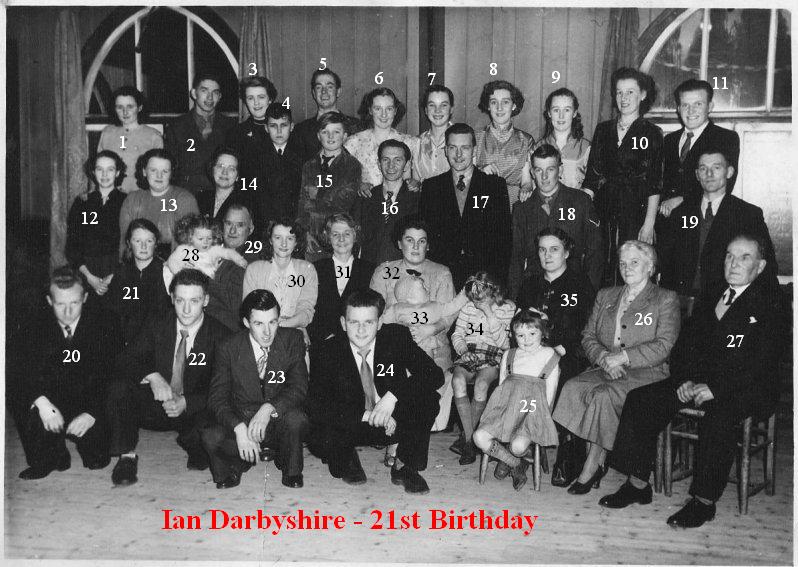 Ian Darbyshire. 21st Party