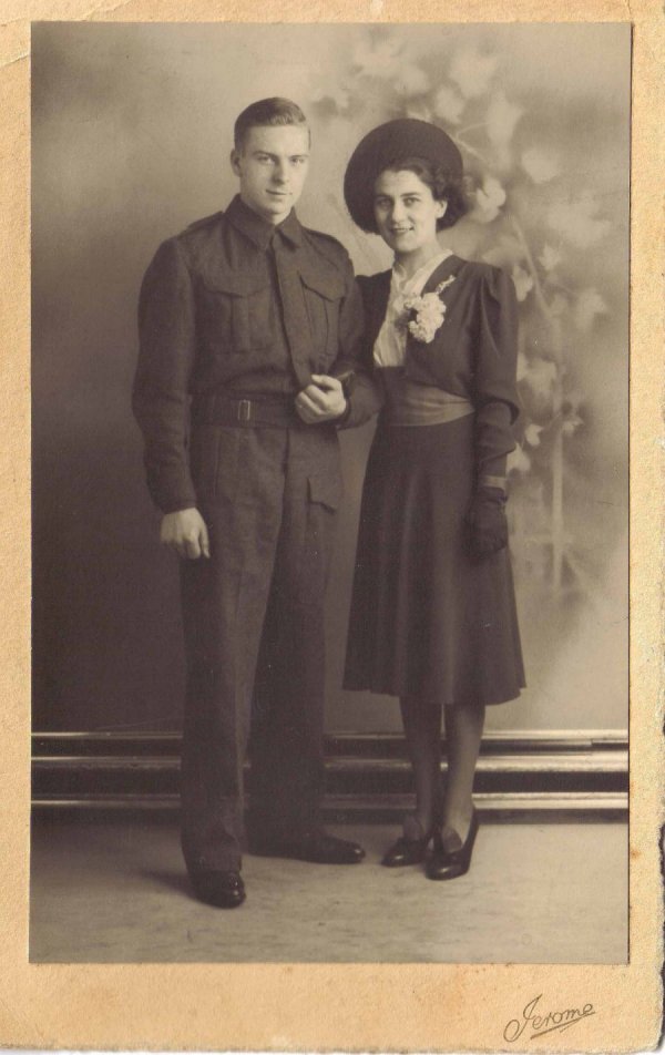 On their Wedding Day